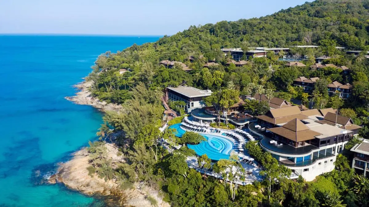 Phuket Province Coastal Resort with Multi-Level Swimming Pool and Ocean Views at Nai Thon Beach