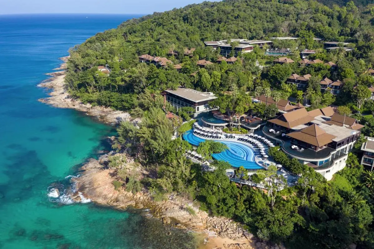 Coastal Resort with Multi-Tiered Pools and Ocean Views at Nai Thon Beach