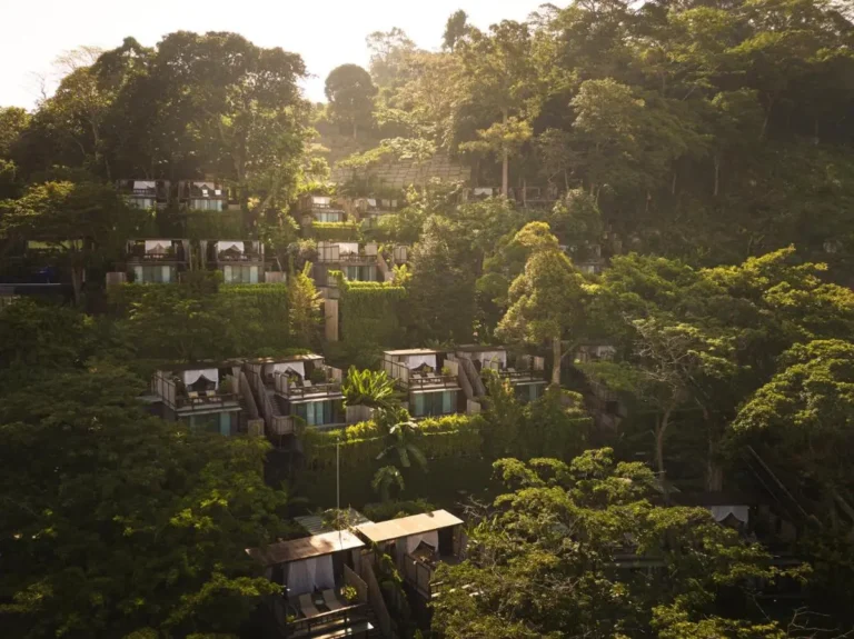 Hillside Residential Complex with Terraced Units and Private Outdoor Spaces Near Patong Beach