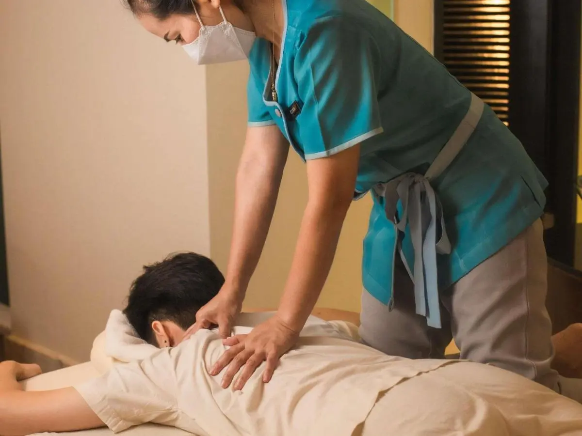 Pullman Phuket Panwa Beach Resort Indoor Massage Therapy Session with Professional Therapist at Panwa Beach Location