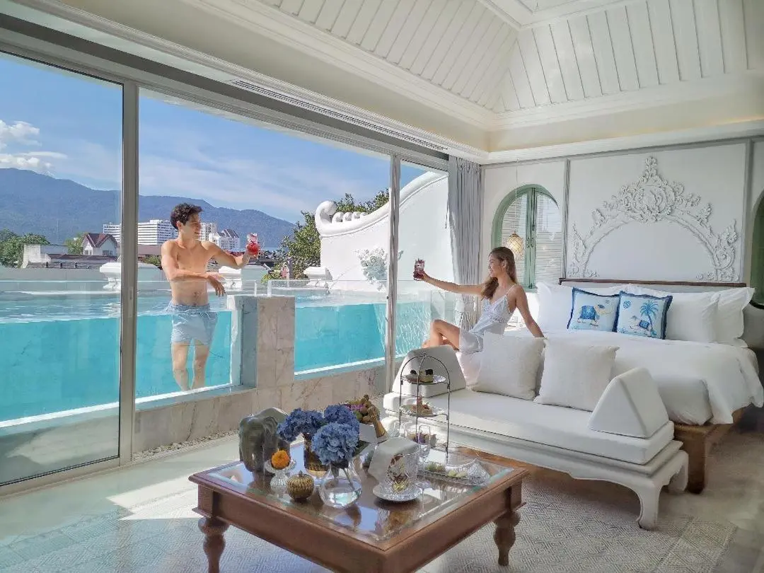 Indoor-Outdoor Private Pool and Relaxing Living Space with City Views in Phra Sing Chiang Mai