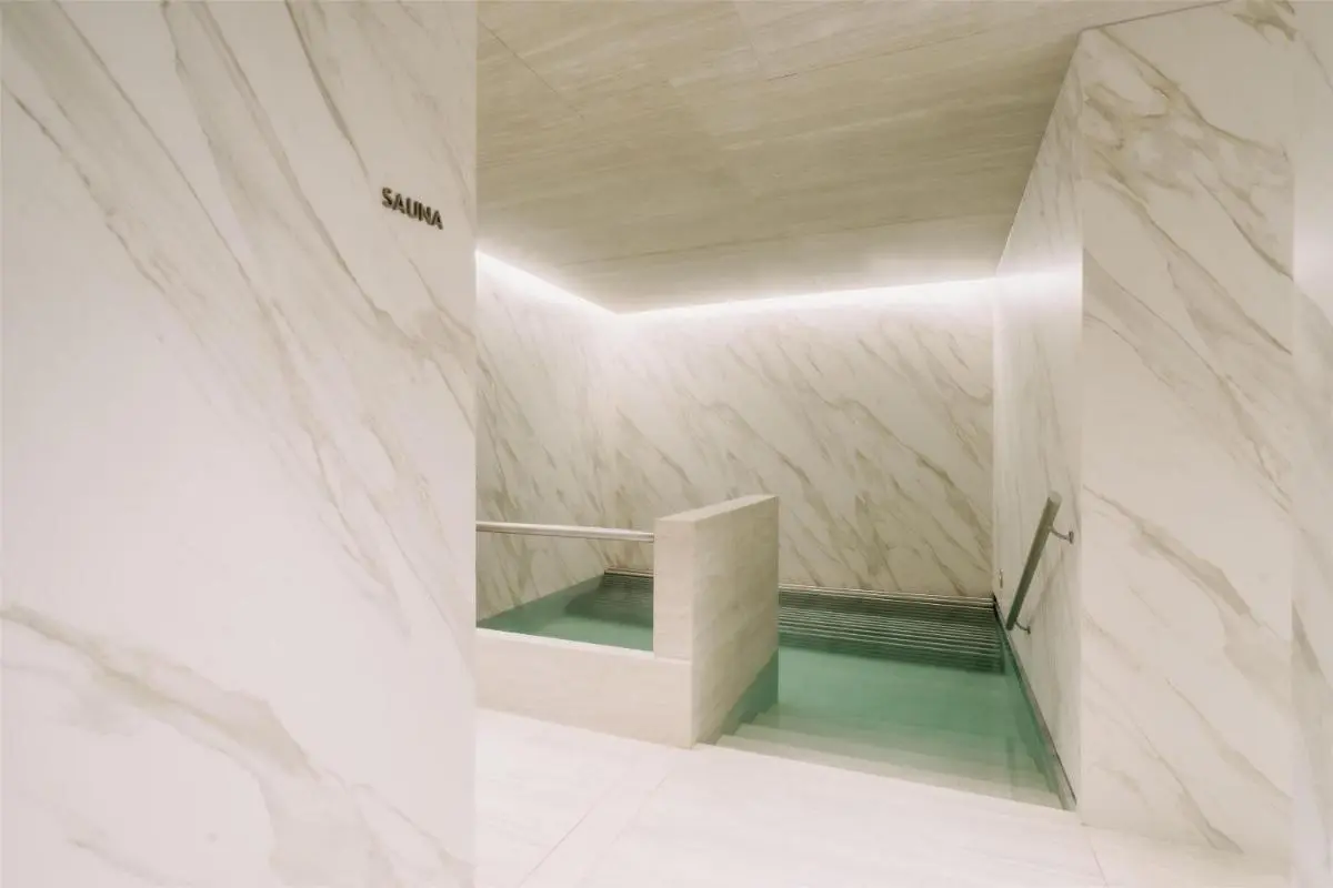 Indoor Sauna and Plunge Pool Wellness Area in Orchard Singapore