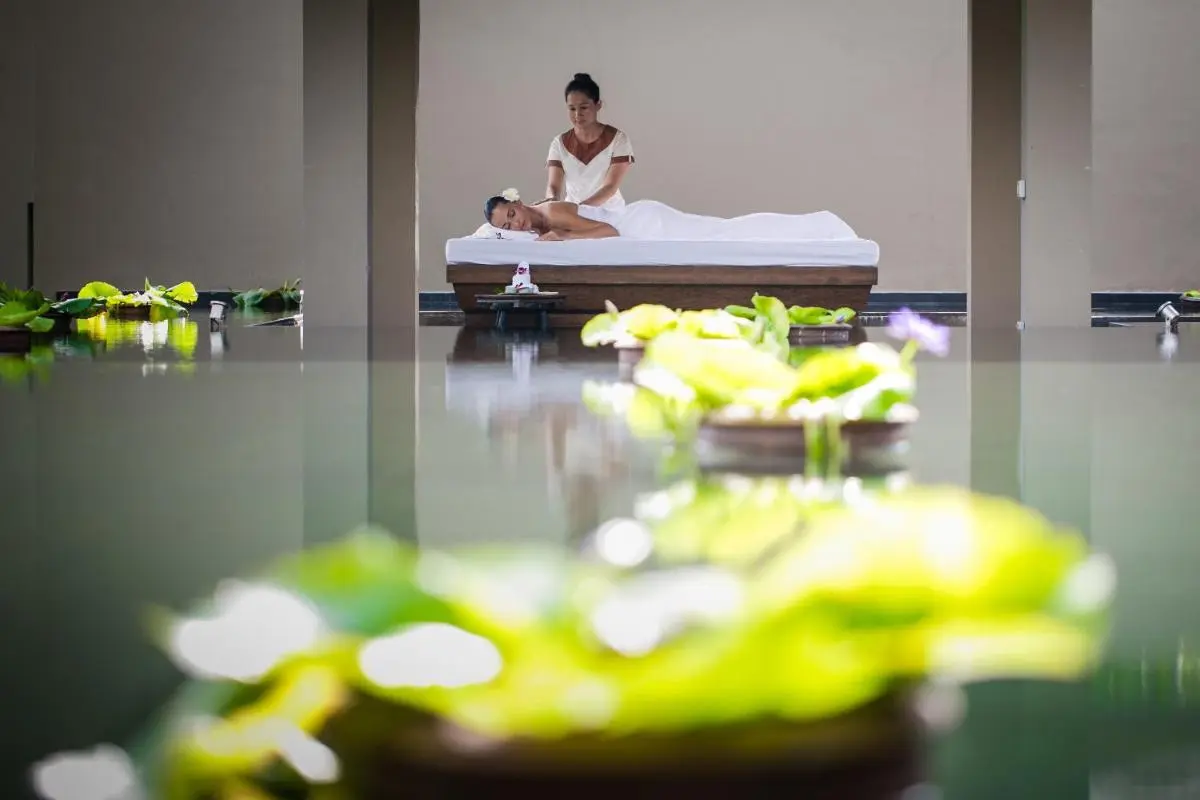 Avista Hideaway Phuket Patong - MGallery Indoor Wellness Area Featuring Massage Therapy and Tranquil Shallow Water Pool in Patong Beach