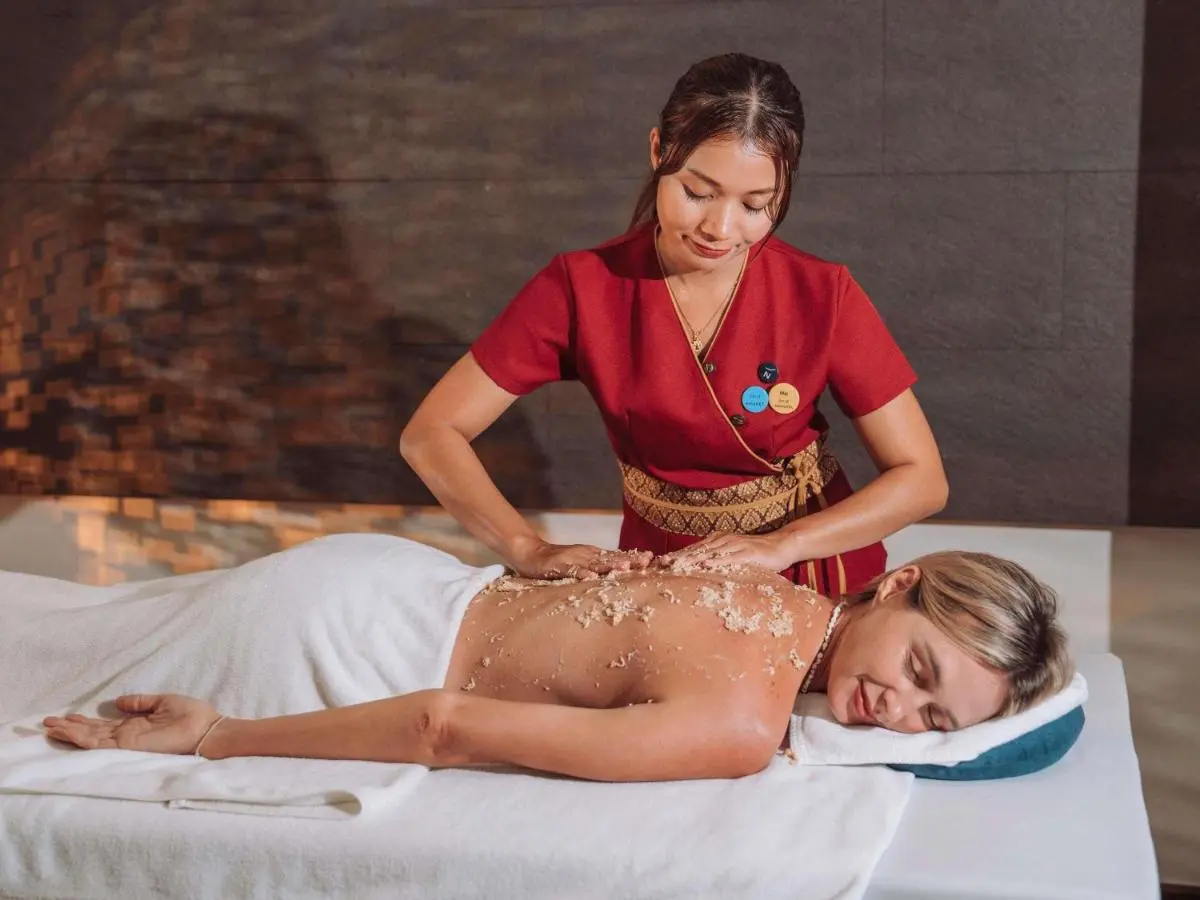 Novotel Phuket Kata Avista Resort and Spa Indoor Wellness Spa with Professional Body Scrub Treatment Near Kata Beach Phuket Province