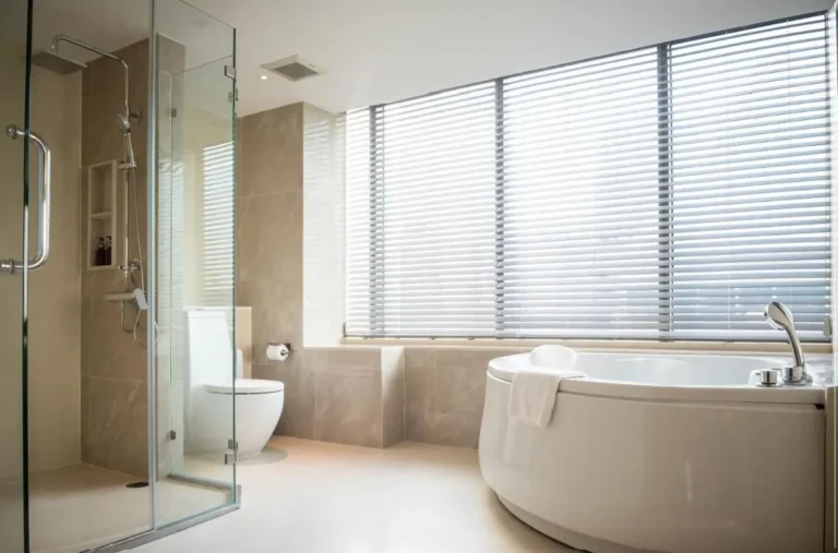 Modern Bathroom Design Featuring Oval Bathtub and Glass Shower in Pathumwan Bangkok