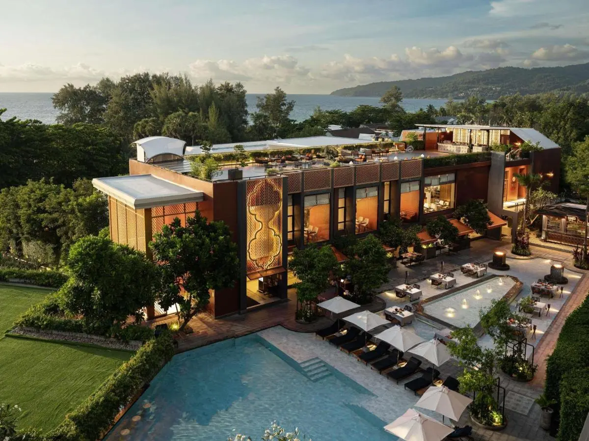 Modern Coastal Building with Pool, Jacuzzi, and Scenic Ocean Views at Karon Beach