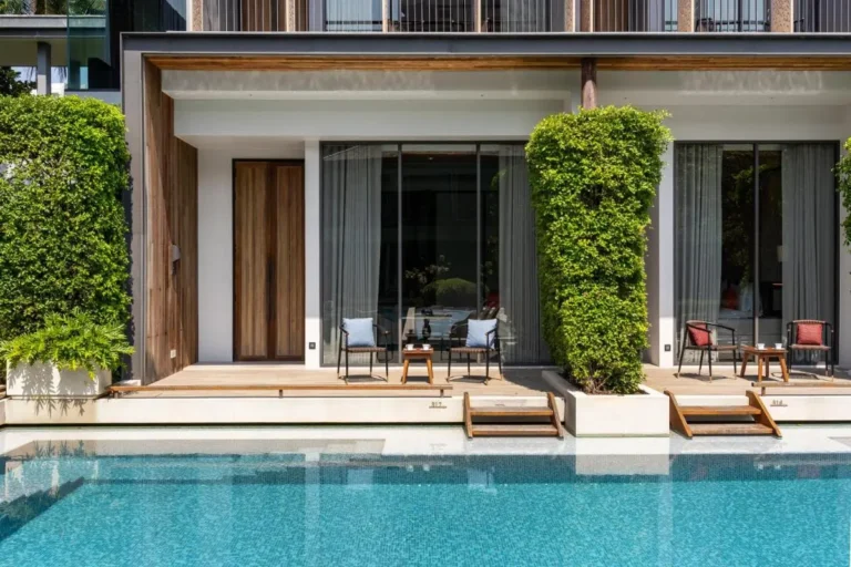Modern Ground-Floor Units with Private Pools and Outdoor Seating in Sathorn Bangkok