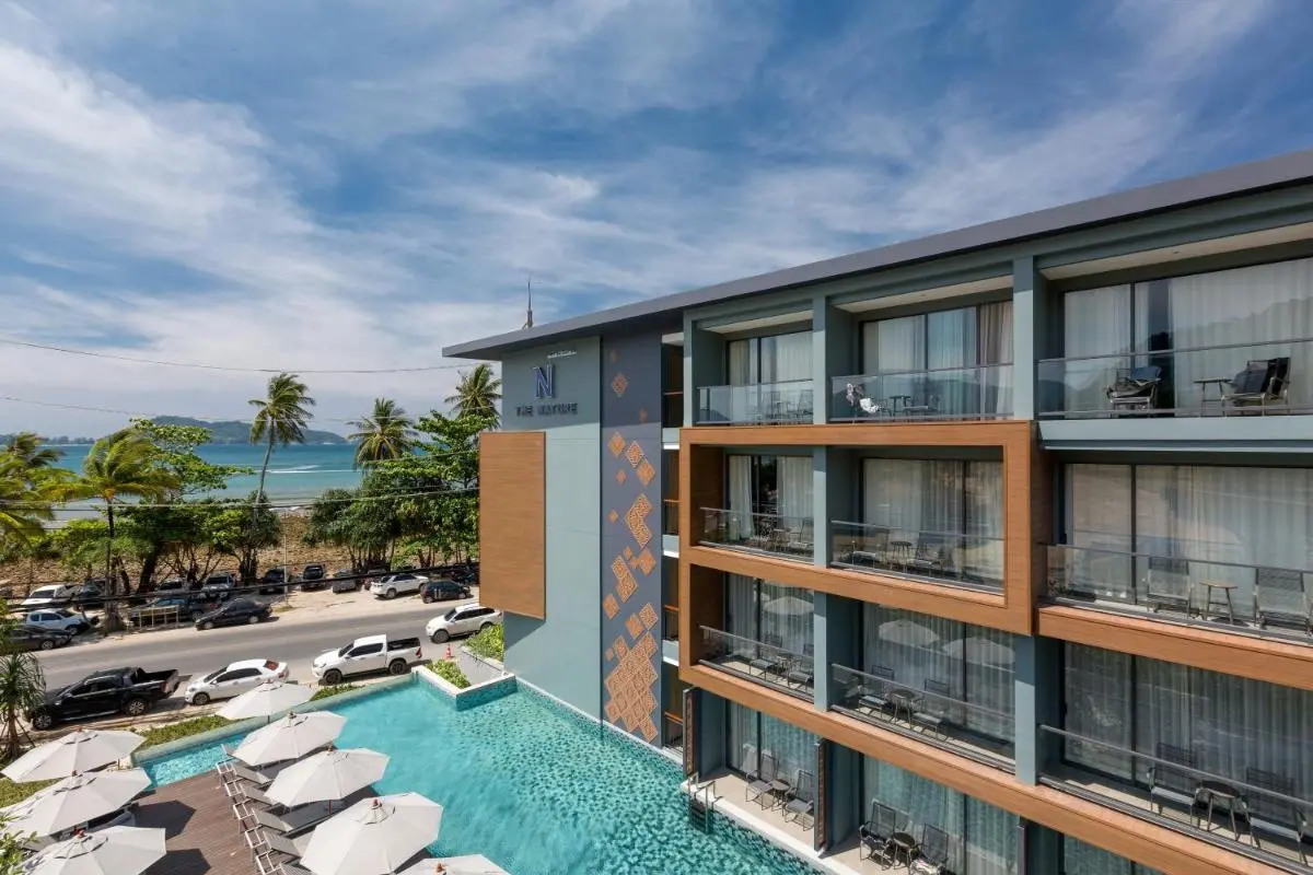 Modern Multi-Story Building with Outdoor Pool and Coastal Views at Patong Beach