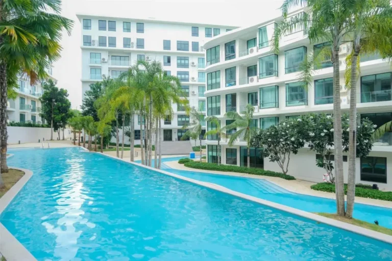 Modern Residential Complex Featuring Two Swimming Pools and Tropical Landscaping Near Rawai Beach