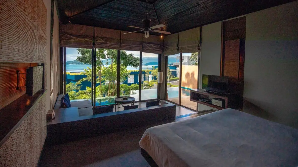 Modern Room with Infinity Pool and Scenic Views at Panwa Beach