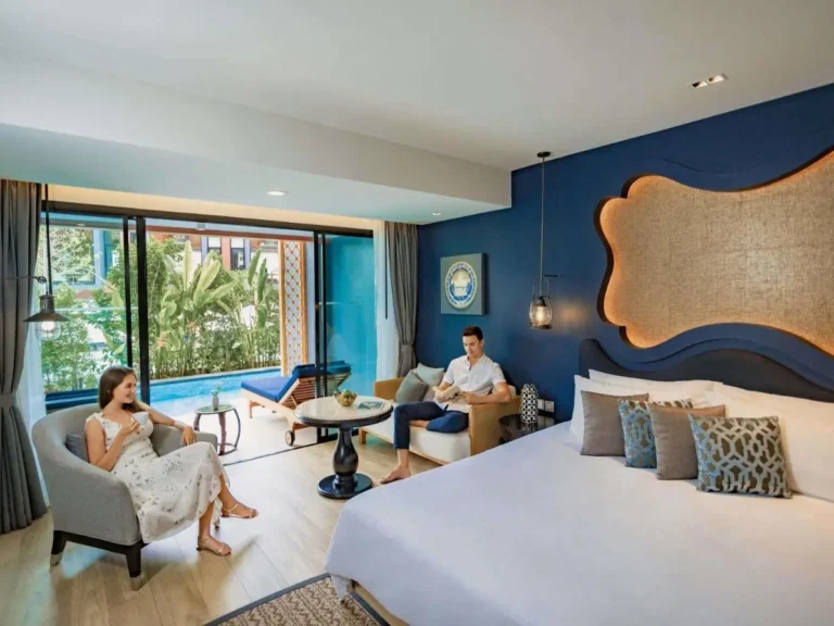 Modern Room with Private Pool and Cozy Seating Area Near Karon Beach