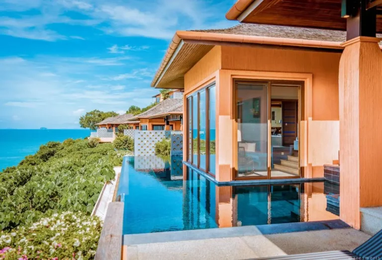Modern Wooden Villas with Private Infinity Pools Overlooking Panwa Beach Ocean