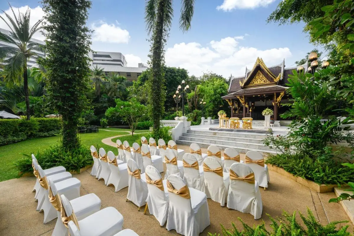 Centara Grand at Central Plaza Ladprao Bangkok Outdoor Ceremonial Pavilion and Garden Seating Area in Chatuchak Bangkok Bangkok Province