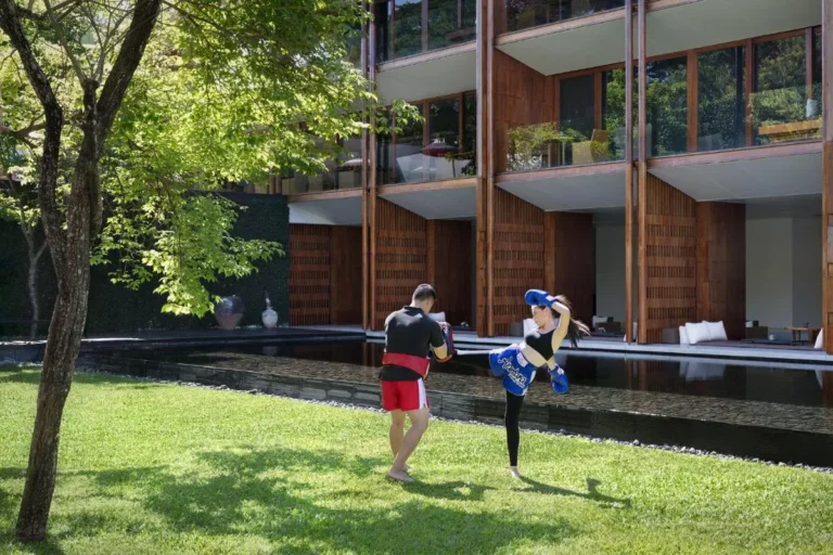 Outdoor Pool and Martial Arts Activity in Modern Setting in Chang Khlan Chiang Mai