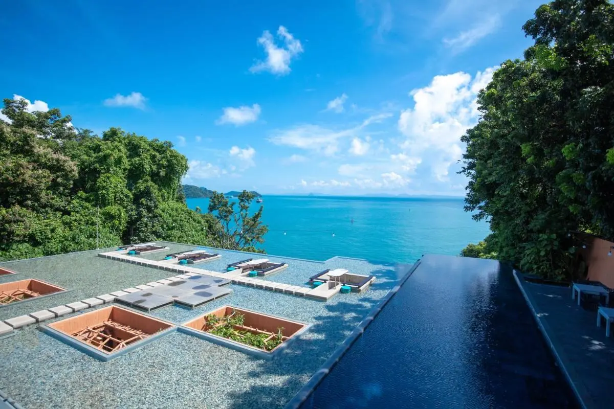 Phuket Province Outdoor Pools and Infinity Pool Overlooking Panwa Beach Ocean Views