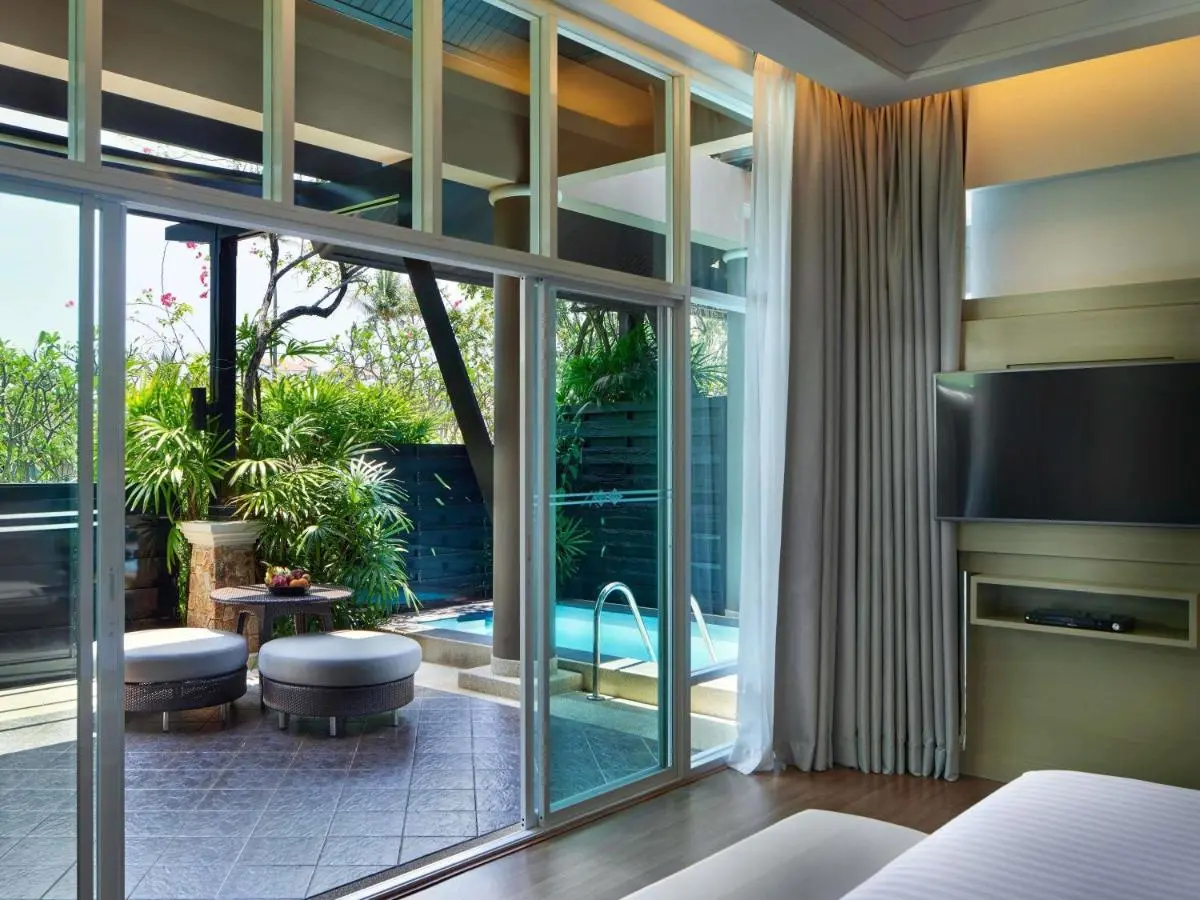 Private Indoor-Outdoor Room with Small Pool and Relaxing Patio in Panwa Beach