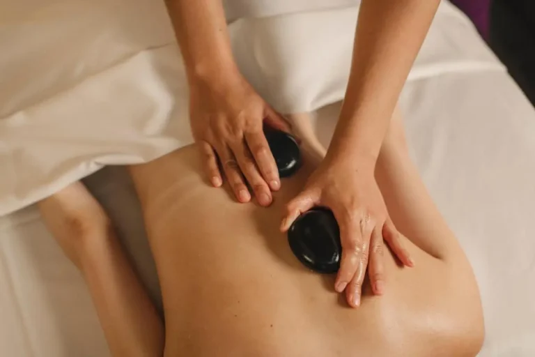 Relaxing Hot Stone Massage Therapy Session in Pathumwan Wellness Center