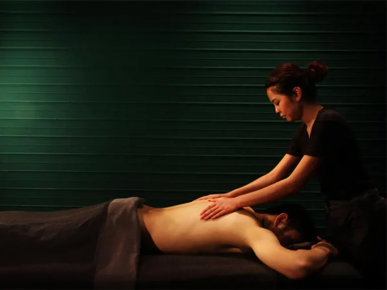 Relaxing Indoor Massage Therapy Session in Khlong Toei Wellness Space
