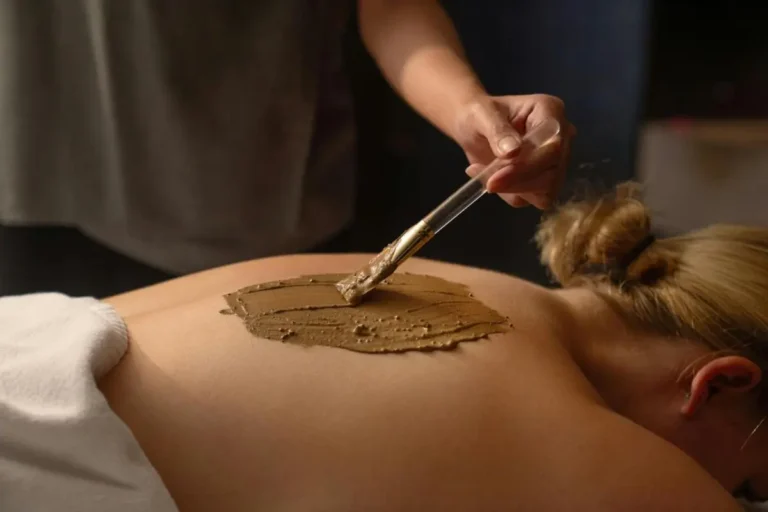 Relaxing Spa Treatment with Mud Mask Application in Bang Rak Wellness Center