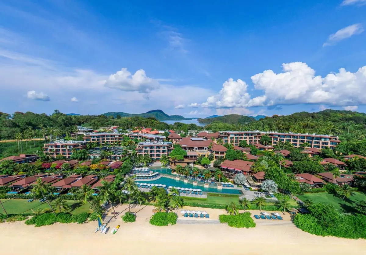 Scenic Panwa Beach Resort with Large Pool and Beachfront Lounging Areas