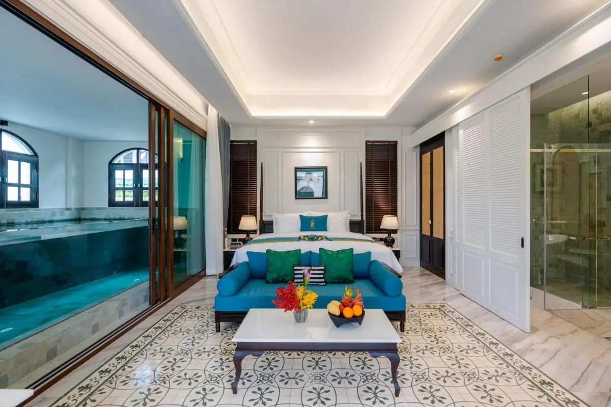 Spacious Bedroom with Private Indoor Pool and Jacuzzi Area in Phra Sing Chiang Mai