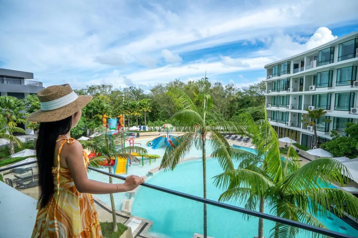 Spacious Pool Complex with Children’s Play Area and Tropical Surroundings at Rawai Beach